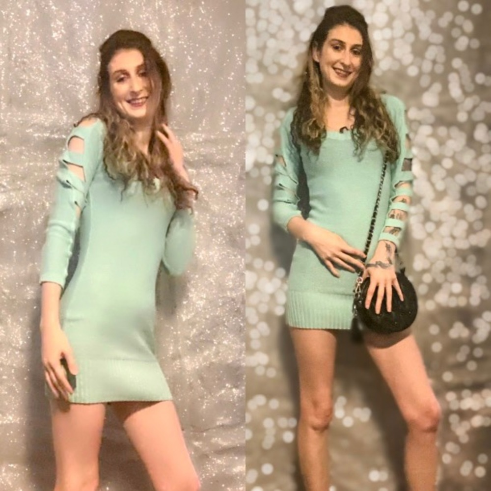 Babe sweater dress